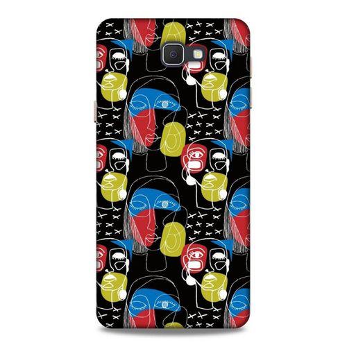 Lopard Samsung Galaxy J7 Prime Uyumlu Kılıf Sürreal Yüzler ♀ (8) Baskılı Kılıf Desenli