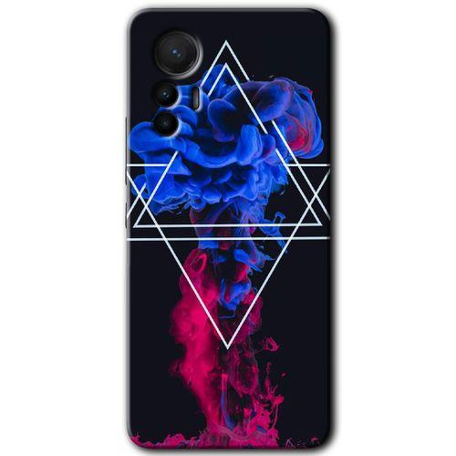 Xiaomi Mi 12 Lite HD Baskılı Kılıf + 9D Tam Ekran Koruyucu - Mekanik Duman 1