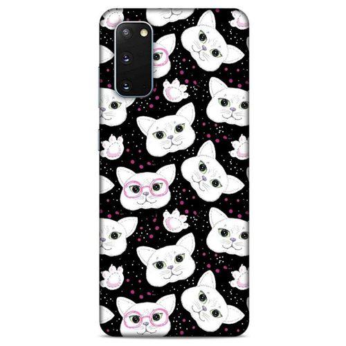 Lopard Samsung Galaxy S20 Uyumlu Kılıf Kediler (30) Silicone Case Patiler