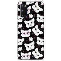 Lopard Samsung Galaxy S20 Uyumlu Kılıf Kediler (30) Silicone Case Patiler