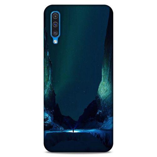 Lopard Samsung Galaxy A50 Uyumlu Kılıf Gece'S (13) Silikon Kap Yeşil