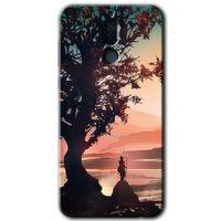 Huawei Mate 10 Lite Kılıf Baskılı Kapak - Yalnız Savaşcı + 5D Tam Kaplayan Cam