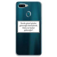 Oppo A5s Kılıf HD Yazı Baskılı Silikon Arka Kapak - Yazı 7