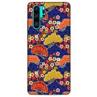 Huawei P30 Pro Kılıf Japonya (50) Shockproof Kılıf Renkli Çiçekler