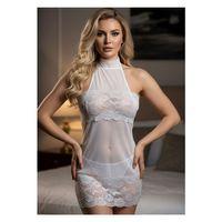 Beyaz Dantel Gecelik - 669