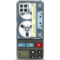 Samsung Galaxy A22 Kılıf HD Baskılı Kılıf - Nostaljik Kaset + Tam Ekran Koruyucu