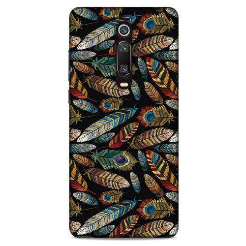 Xiaomi Mi 9T Pro Kılıf Desenli Özel Seri Tüyler (28) Arka Kapak