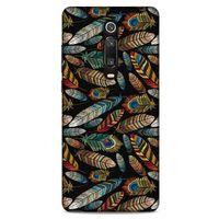 Xiaomi Mi 9T Pro Kılıf Desenli Özel Seri Tüyler (28) Arka Kapak