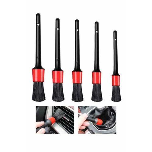 5 Parça Araç İçi Temizlik Fırçası Araç İçi-dışı Temizleme Fırça Seti