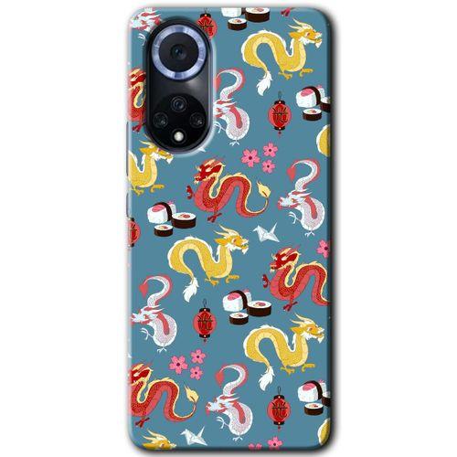 Huawei Nova 9 Kılıf HD Desen Baskılı Arka Kapak - Funky Dragon
