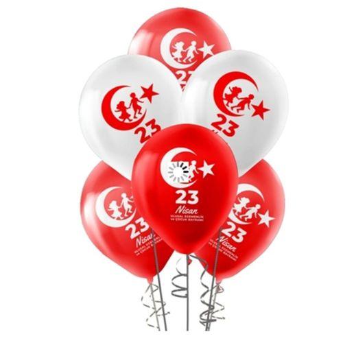Pastel 23 Nisan Baskılı Balon 100Lü