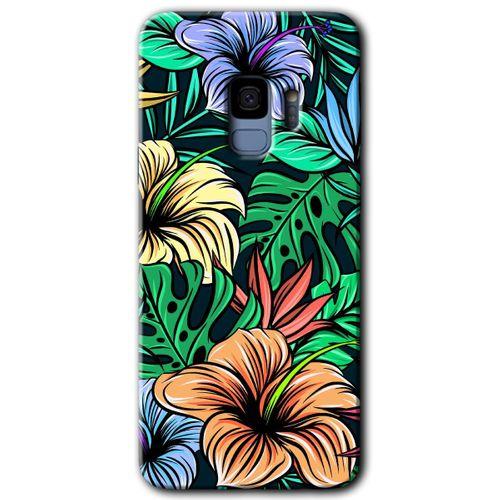 Samsung Galaxy S9 Kılıf HD Desen Baskılı Arka Kapak - Hibiscus Flowers