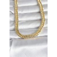 CM 14K Gold Renk Kalın Zincir Model 60 cm Kadın Kolye