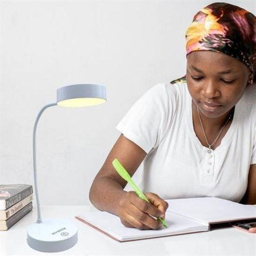 Yuvarlak USBli Dokunmatik 3 Kademeli 360 Derece  Özel Göz Korumalı Led Lityum Masa Lambası