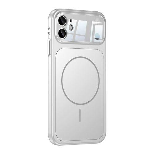 Apple iPhone 11 Kılıf Zore M-Safe Şarj Özellikli Kamera Korumalı Formen Kapak