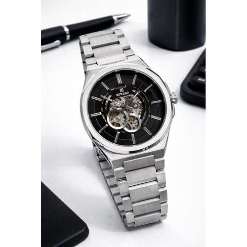 Reward Otomatik İç Fonksiyonlar Aktif 50 Mt Suya Dayanıklı Çelik Kordn Erkek Kol Saati VS.BLKT.0865