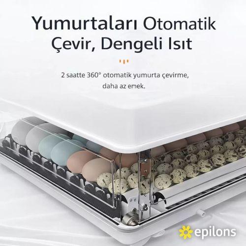 Wh-130 Kuluçka Makinesi -t.uk Kaz Hindi Ördek Ve Kuş Türleri Uyumlu Yedek Motor Hediyeli