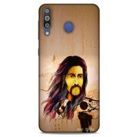 Retro (31) Desen TPU Kılıf Renkli Samsung Galaxy M30 Kılıf