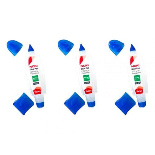 NOKİ GLUE PEN SIVI YAPIŞTIRICI ÇİFT UÇLU 55 gram ( 3 Adet )
