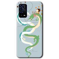 Oppo A55 Kılıf HD Desen Baskılı Arka Kapak - Snake Friendship