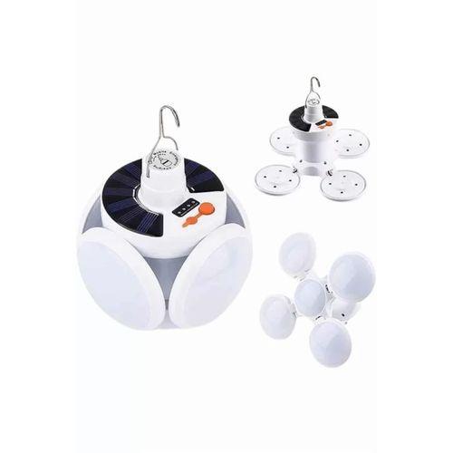 5 Kanatlı Bahçe Aydınlatma Led Askılı Solar Güneş Enerji Usb Sarjlı