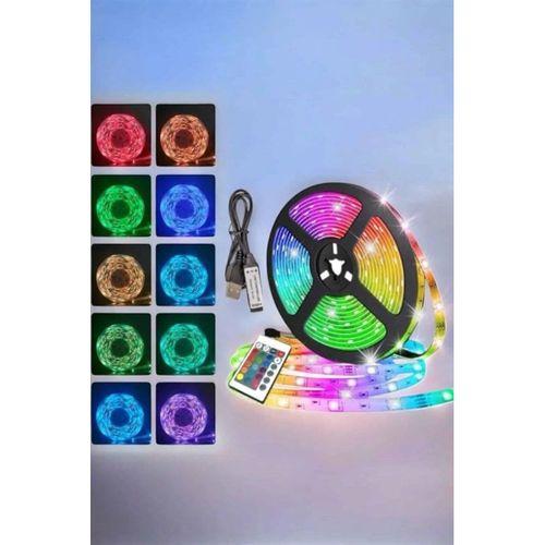 Rgb Işıklı 10metre Şerit Led Kumandalı Yeni Nesil