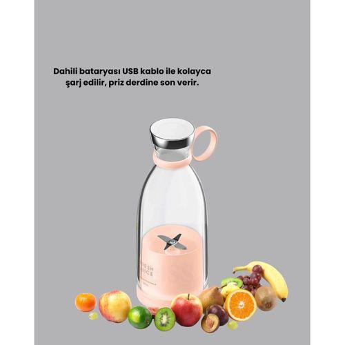 Taşınabilir Usb Şarjlı Taze Meyve Suyu Blender