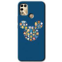 İnfinix Hot 11 Play Kılıf HD Desen Baskılı Arka Kapak - Mickey