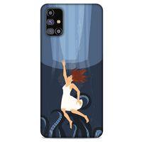 Samsung Galaxy M31s Kılıf Depresyon (43) Thin Fit Kılıf Mavi Tonları