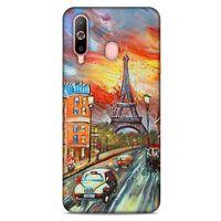 Cityx (27) Samsung Galaxy A60 Kılıf Silikon Kapak Desenli
