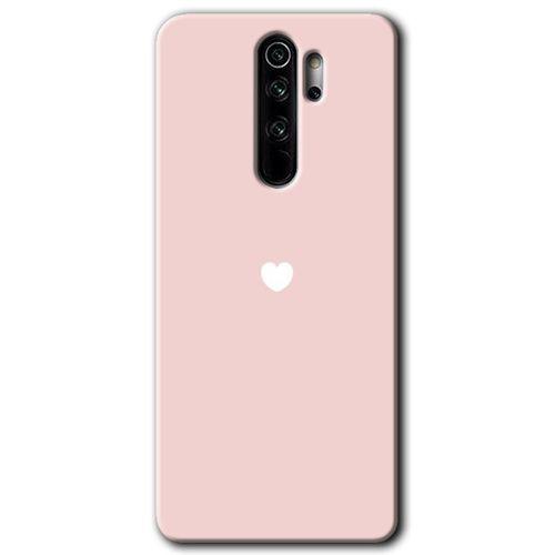 Potkal Hediye Fabrikası Xiaomi Redmi Note 8 Pro Kılıf HD Desen Baskılı Arka Kapak - Sade Kalp