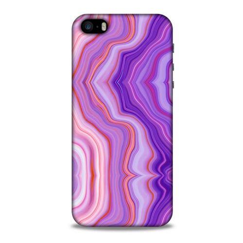 Mermer Desenli (46) Tema Core Armor Kılıf Lavanta Apple Iphone 5S Kılıf