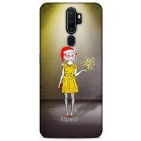 Oppo A9 2020 Kılıf FunnyMaX (32) Soft Silikon Kılıf Turuncu Kahve