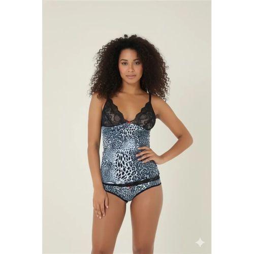 Leopar Desenli İkili Takım 2188