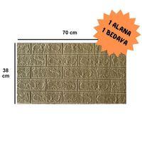 70x38cm 1 Alana 1 Bedava Haki Kendinden Yapışkanlı Esnek Duvar Paneli Kağıdı nw105