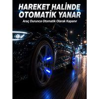 Hareketle Yanan Led Sibop Işığı 4'lü Araç Lastik Lambası