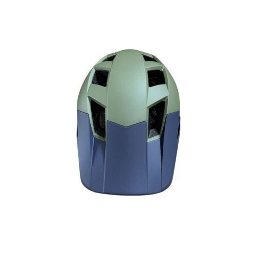 Kask Yetişkin Asistan Mat Yeşil-Mavi Large
