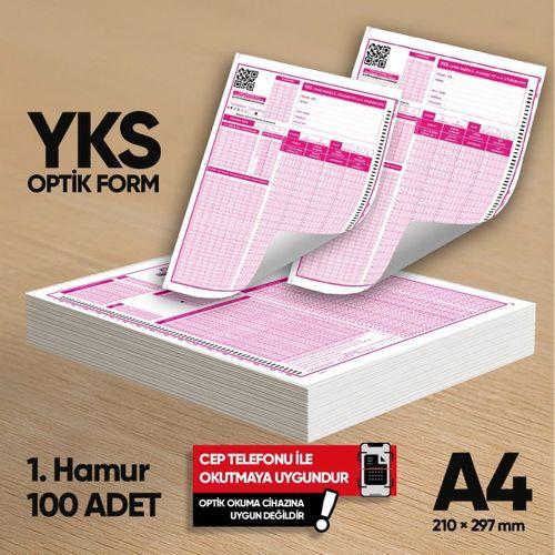YKS-MSÜ Deneme Sınavları İçin 100 Adet (80 GR) Optik Form