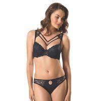 Brode Kaplı Taşlı Slikonlu Sütyen Takım Kadın 5010