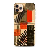 Lopard Apple Iphone 11 Pro Uyumlu Kılıf Soyut Sanat (44) Desenli Tough Armor Kılıf
