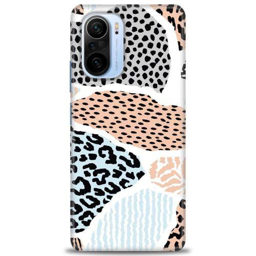 Xiaomi Mi 11i Kılıf HD Baskılı Kılıf - Benekli Renkler + Tam Ekran Koruyucu