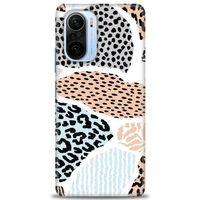 Xiaomi Mi 11i Kılıf HD Baskılı Kılıf - Benekli Renkler + Tam Ekran Koruyucu