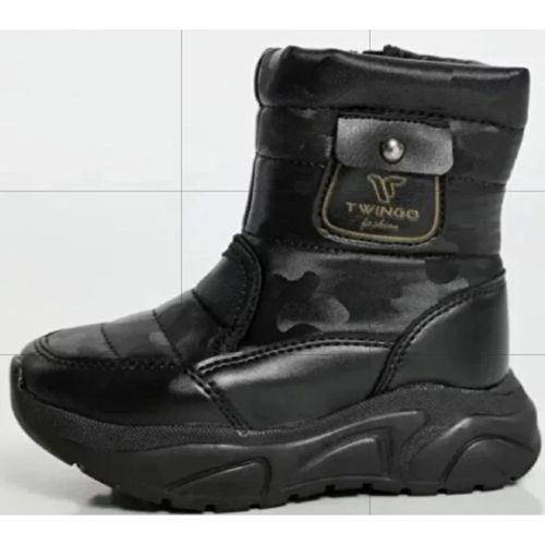 Twingo 9060 Siyah Kız Çocuk İçi Kürklü Bot