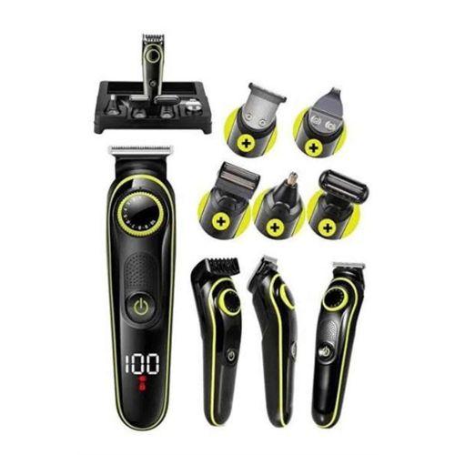 Unısex Çok Fonksiyonlu Bakım Seti Led Göstergeli Tıraş Makinesi Saç Sakal Vücut