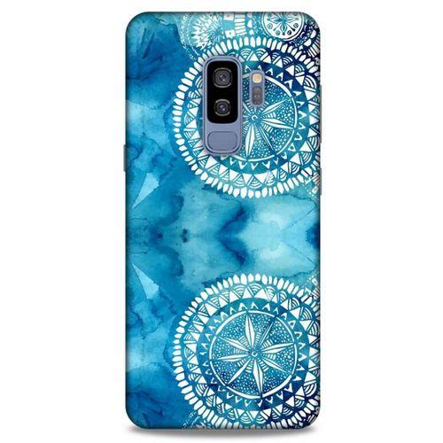 Samsung Galaxy S9 Plus Uyumlu Kılıf Mavi Delisi (45) Liquid Air Kılıf Suluboya Motif