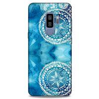 Samsung Galaxy S9 Plus Uyumlu Kılıf Mavi Delisi (45) Liquid Air Kılıf Suluboya Motif