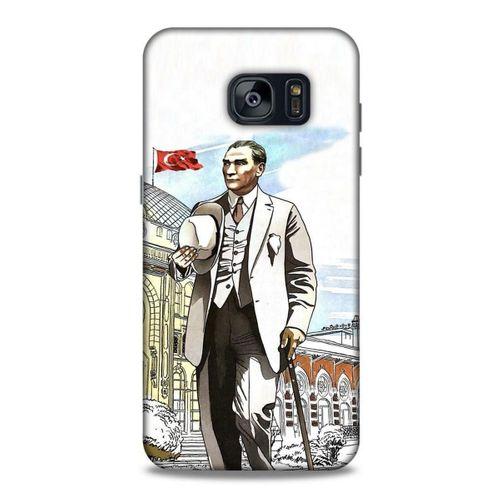 Samsung Galaxy S7 Edge Kılıf Atatürk (50) Shockproof Kılıf Şehir