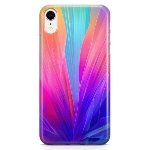 Apple iPhone XR Kılıf Makro Çiçek Arka Kapak Koruma Desenli Full Koruyucu