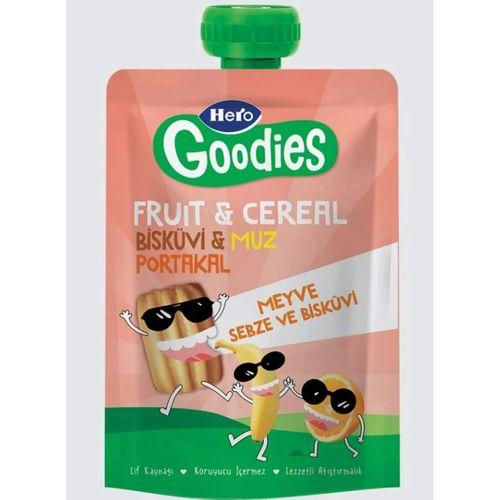 Çocuk Eğitici Gelişim Hero Goodies Muz Portakal Bisküvi Havuç 100 Gr