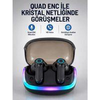 Bluetooth 5 4 Kablosuz KulaklıkQuad Enc Mikrofonlu Tws Kulaklık